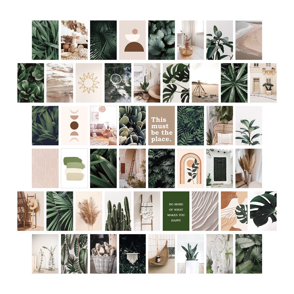 Postcard Photo Collage Set Wall Decor