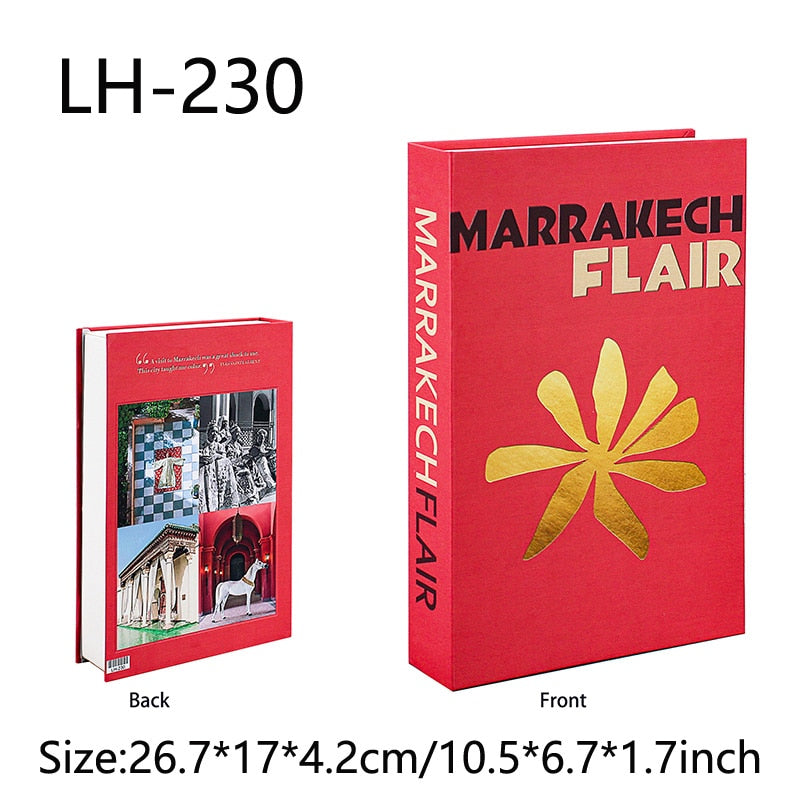 Openable Fake Books Decoration Box