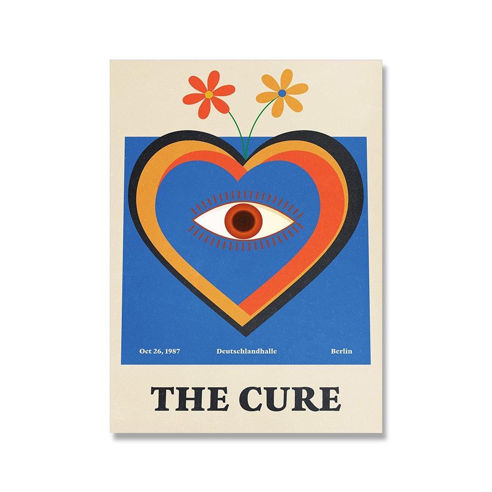 Retro Music Wall Art Posters