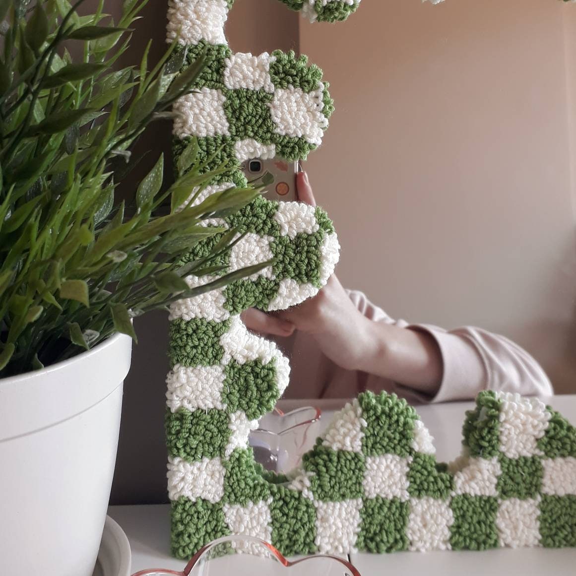 Unique Home Decor Tufted Mirror