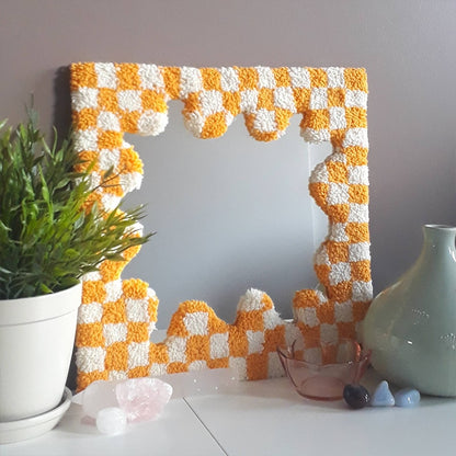 Unique Home Decor Tufted Mirror