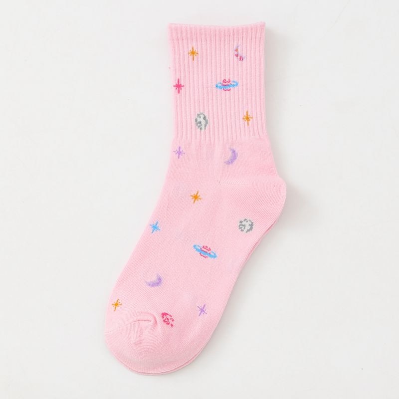 Cute Moon and Stars Women's Socks