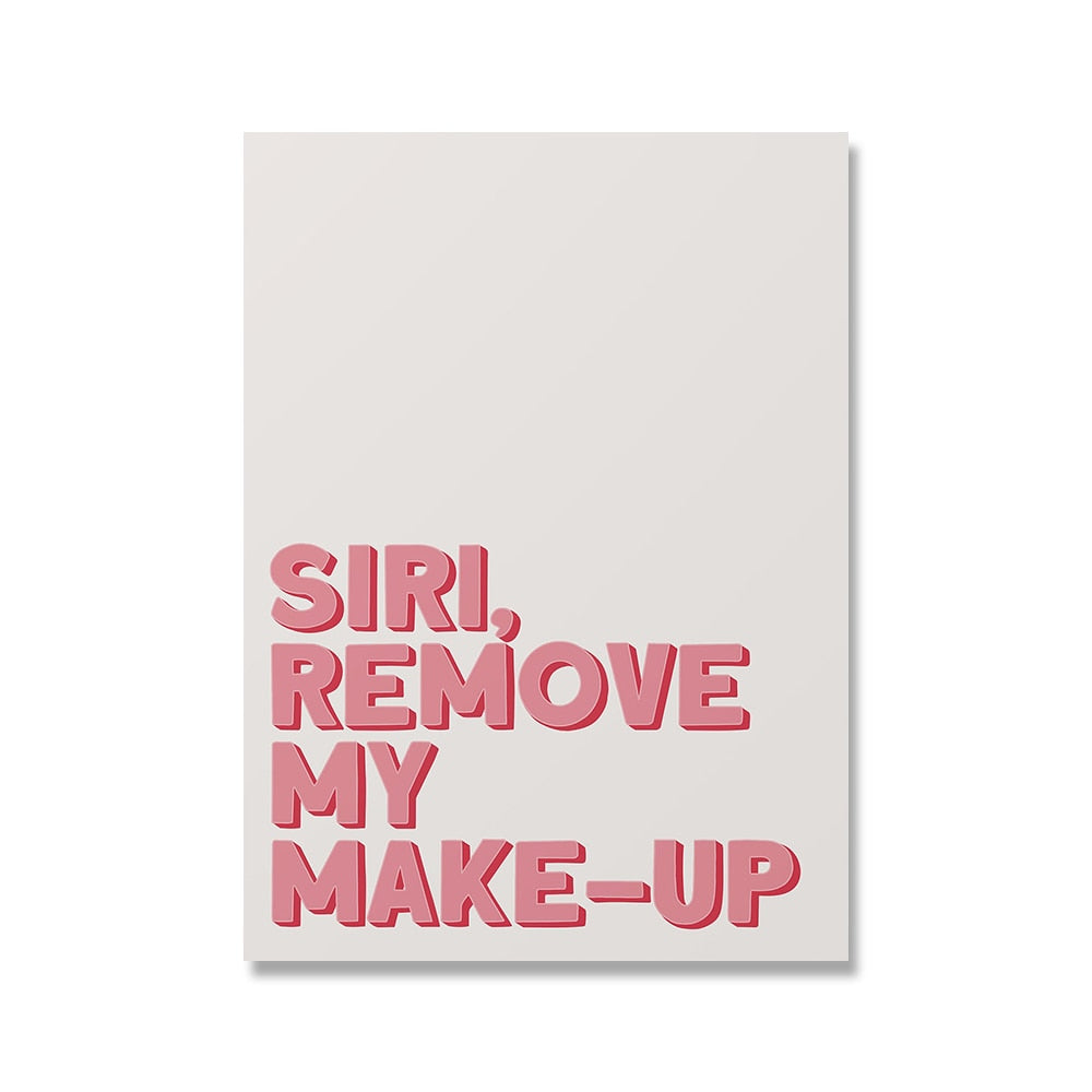Cute Motivation Wall Art Poster