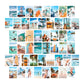 Postcard Photo Collage Set Wall Decor