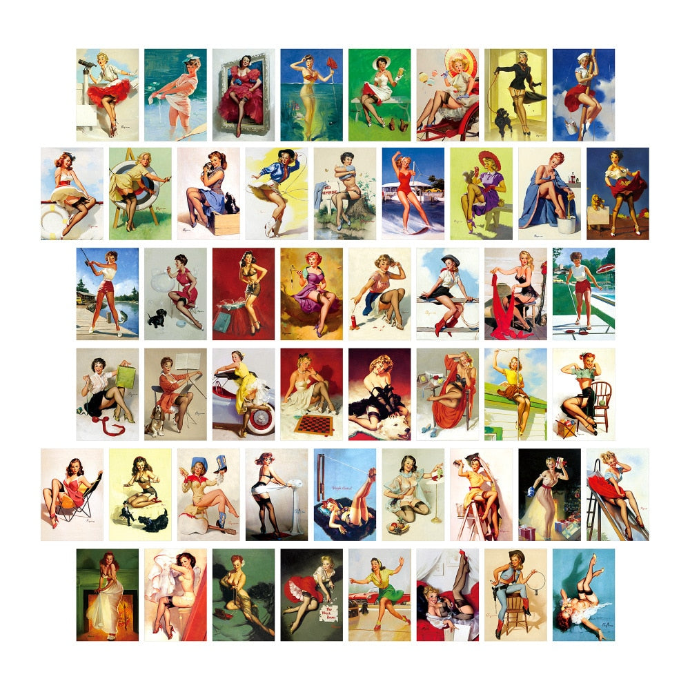 Postcard Photo Collage Set Wall Decor