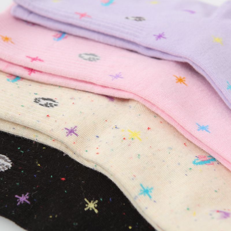 Cute Moon and Stars Women's Socks