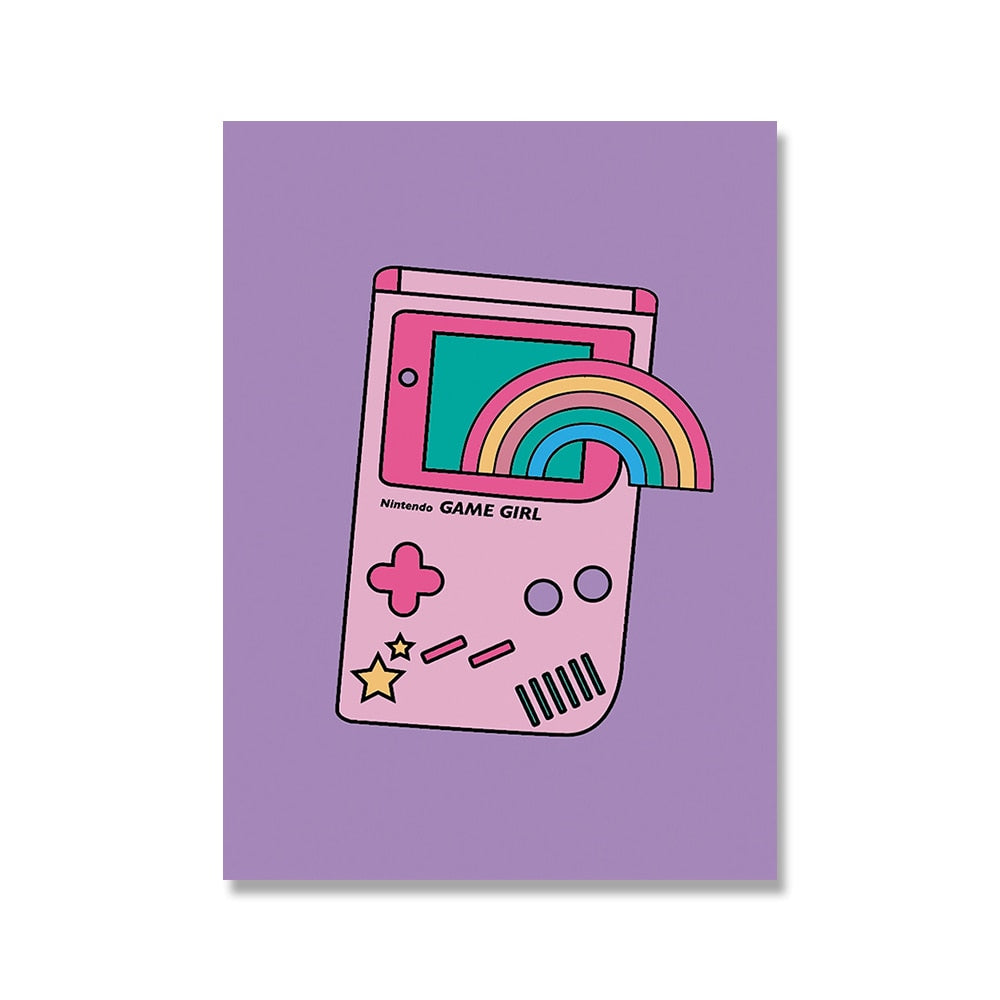Colourful Flash Home Wall Art Canvas