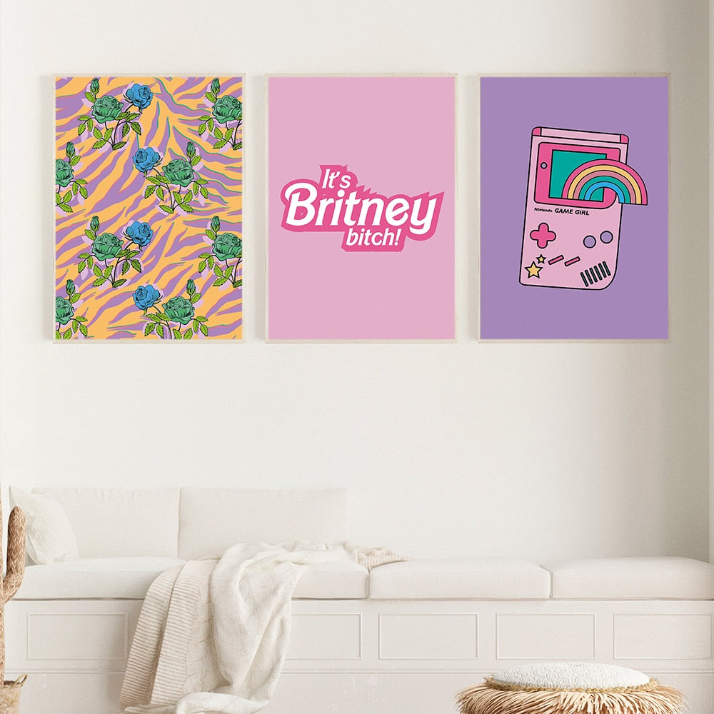 Colourful Flash Home Wall Art Canvas