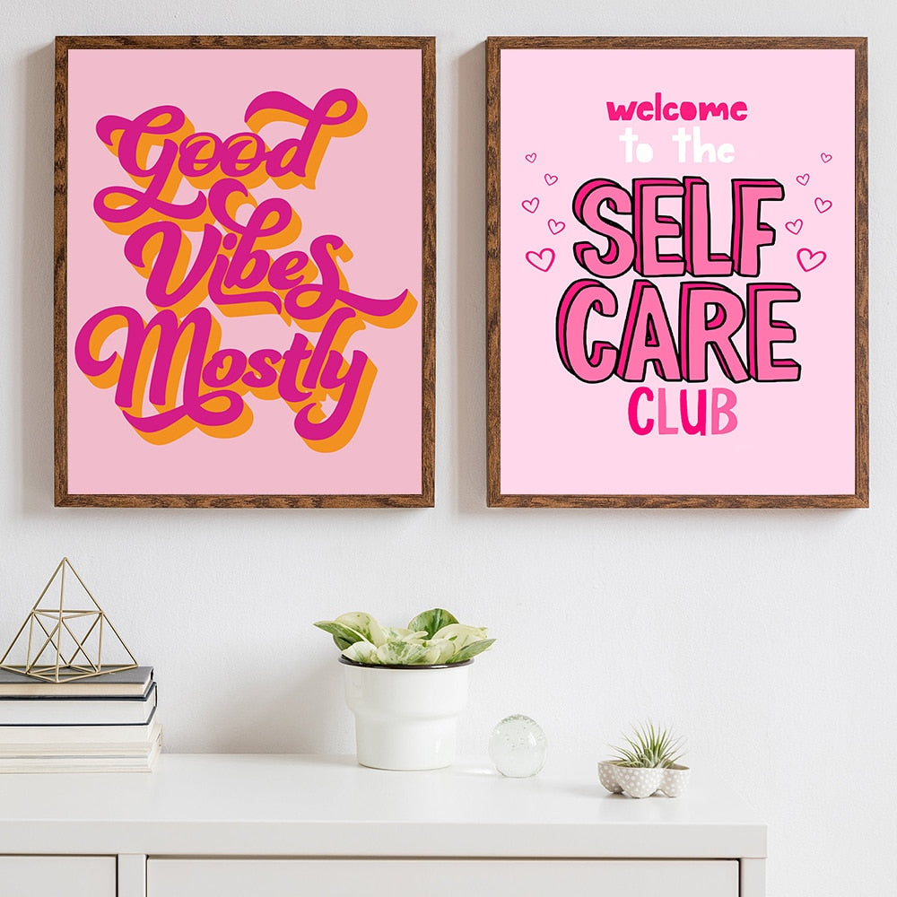 Cute Motivation Wall Art Poster