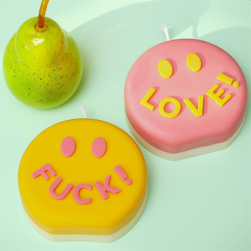 Big Fuck or Love Smile Silicone Candle