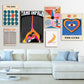 Retro Music Wall Art Posters