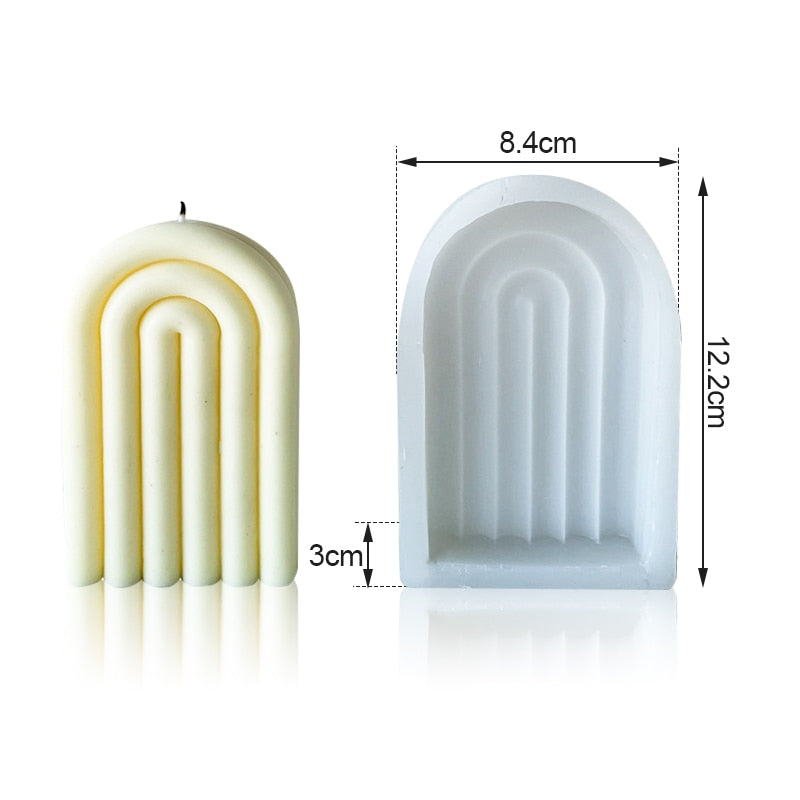 U Shape Scented Aromatherapy Candle