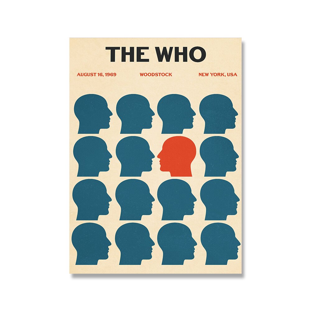 Retro Music Wall Art Posters