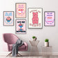 Cute Cartoon Wall Decor Canvas Poster