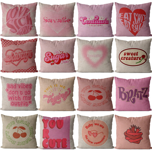 Cute Girly Home Decor Pillows Cover