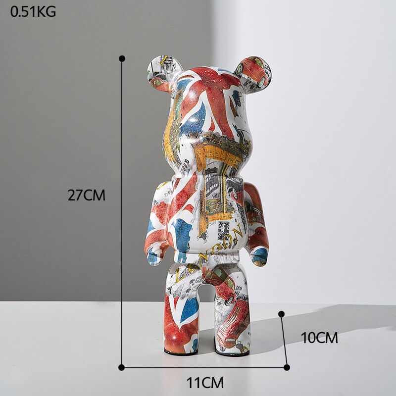 Nordic Home Decor Bear Figurine