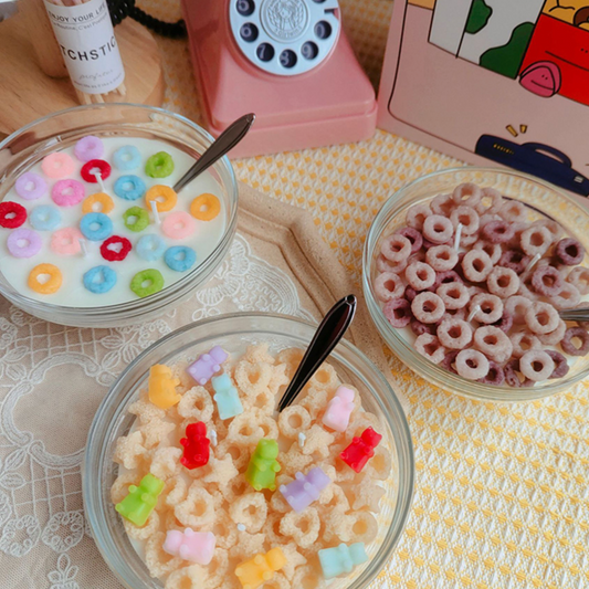 Cereal Bowl Oatmeal Scented Candle