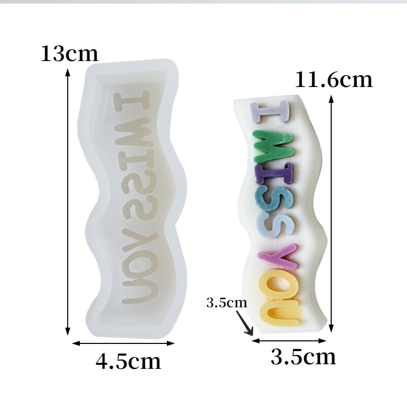 Handmade Silicone Mold Aromatherapy Candle