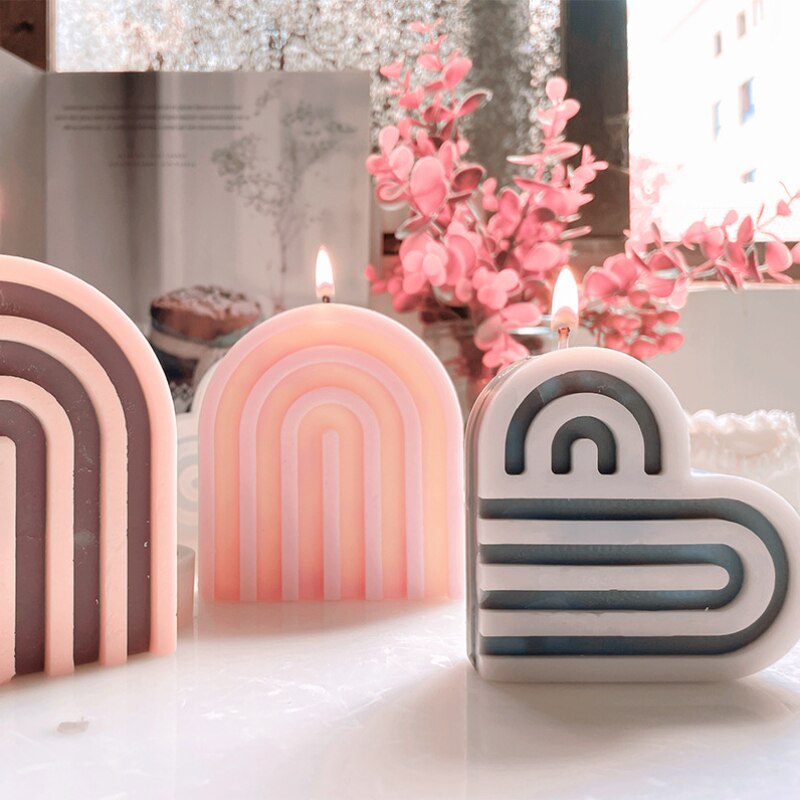 U Shape Scented Aromatherapy Candle